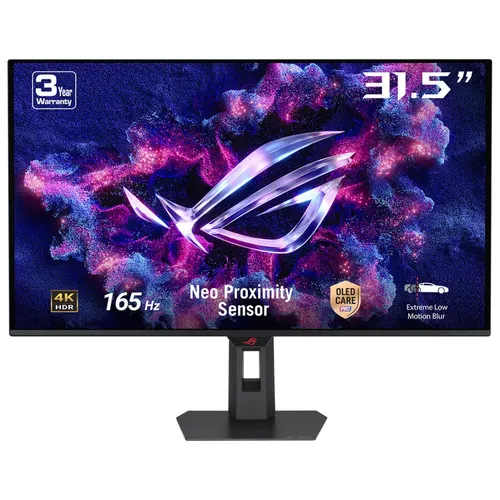 ASUS ROG Strix OLED XG32UCDS monitor komputerowy 80 cm (31.5") 3840 x 2160 px 4K Ultra HD QD-OLED Czarny