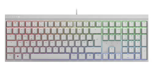 CHERRY MX 2.0S klawiatura Gaming USB QWERTZ Niemiecki Biały
