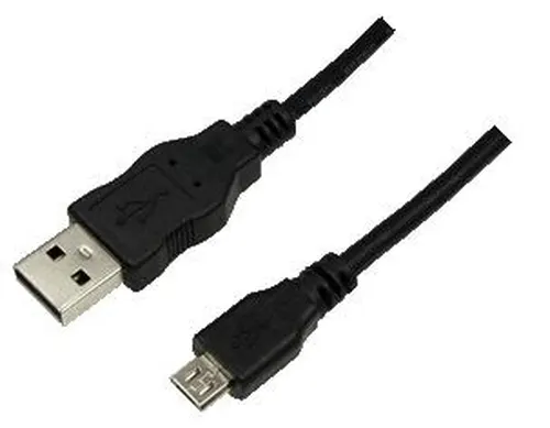 LogiLink 5m USB A-USB Micro B kabel USB USB 2.0 Micro-USB B 0,48 Gbit/s Czarny