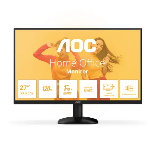 AOC B3 27B35HM monitor komputerowy 68,6 cm (27") 1920 x 1080 px Full HD LED Czarny