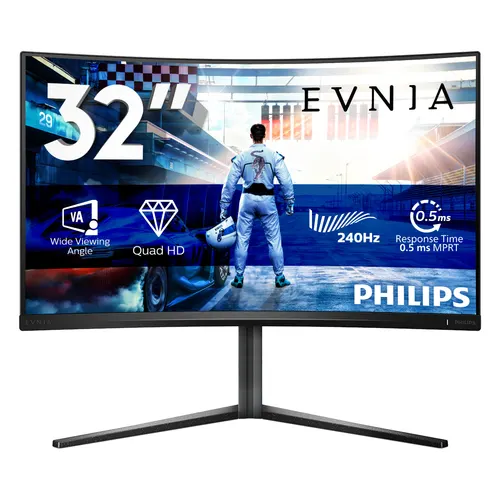 Philips Evnia 5000 32M2C5500W/00 monitor komputerowy 80 cm (31.5") 2560 x 1440 px Quad HD LCD Czarny