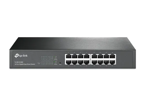 TP-Link TL-SG1016DE przełącznik sieciowy Zarządzany L2 Gigabit Ethernet (10/100/1000) Czarny