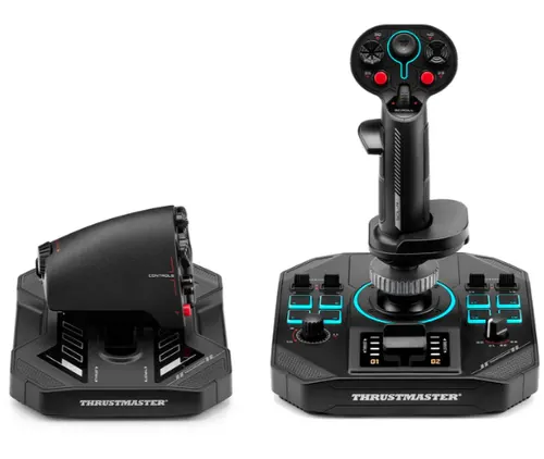 Thrustmaster Sol-R 4 HOTAS Czarny USB Joystick + dźwignia sterowania silnikiem Analogowa/Cyfrowa PC