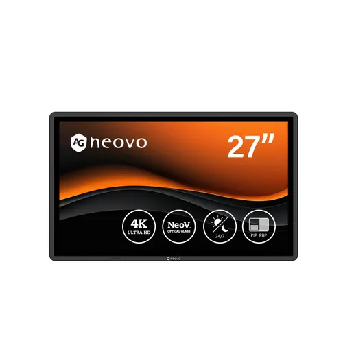 AG Neovo QX2702 ekran do monitoringu Monitor CCTV 68,6 cm (27") 3840 x 2160 px