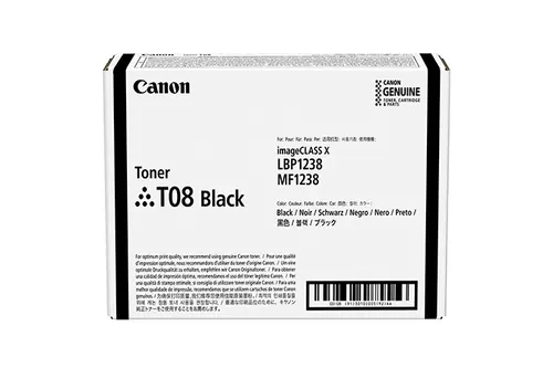Canon TONER T08 BLACK kaseta z tonerem 1 szt. Oryginalny Czarny