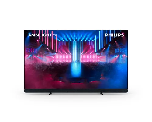 Philips 77OLED909/12 4K UHD TV, AL3, OLED, 120/100Hz, Google TV, P5 AI, HDR 10+ Adaptive, Dolby Vision + Dolby Atmos 195,6 cm (77") 4K Ultra HD Smart TV Wi-Fi Czarny 3000 cd/m²