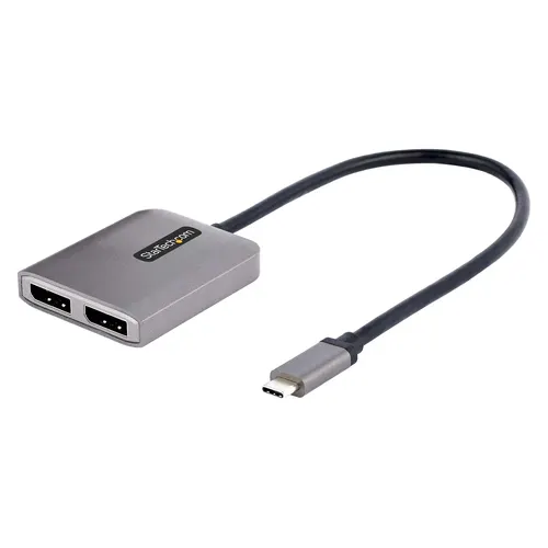 StarTech.com MST14CD122DP zewnętrzna karta graficzna usb 4096 x 2160 px Szary