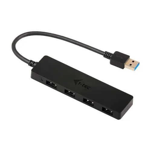 i-tec Advance U3HUB404 huby i koncentratory USB 3.2 Gen 1 (3.1 Gen 1) Type-A 5000 Mbit/s Czarny