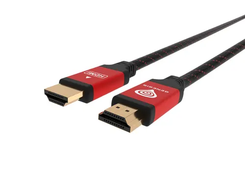 GENESIS NKA-0787 kabel HDMI 3 m HDMI Typu A (Standard) Czarny, Czerwony