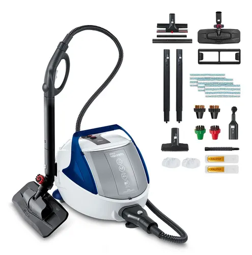 Polti Pro 100 Eco Power Cylindryczna myjka parowa 1900 W Czarny, Niebieski, Biały