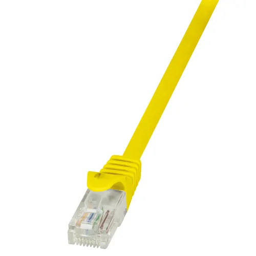 LogiLink CP2067U kabel sieciowy Żółty 3 m Cat6 U/UTP (UTP) Okrągły