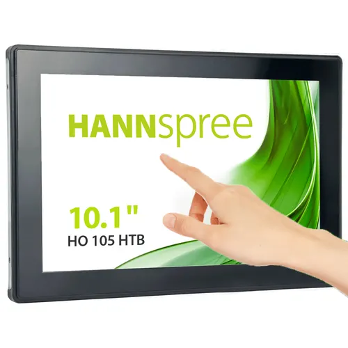 Hannspree Open Frame HO 105 HTB Płaski panel Digital Signage 25,6 cm (10.1") LCD 350 cd/m² HD Czarny Ekran dotykowy