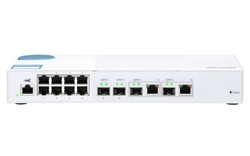 QNAP QSW-M408-2C przełącznik sieciowy Zarządzany L2 10G Ethernet (100/1000/10000) Biały