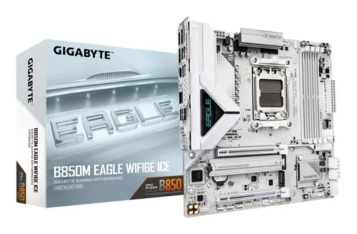 GIGABYTE B850M EAGLE WIFI6E ICE AMD B850 Gniazdo AM5 micro ATX