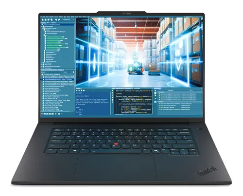 Lenovo ThinkPad P1 Gen 8 Intel Core Ultra 9 285H Mobilna stacja robocza 40,6 cm (16") Ekran dotykowy 3.2K 64 GB LPDDR5x-SDRAM 2 TB SSD NVIDIA RTX PRO 2000 Blackwell Wi-Fi 7 (802.11be) Windows 11 Pro Czarny Angielski