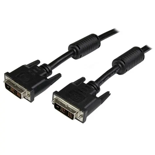 StarTech.com 3m DVI-D M/M kabel DVI Czarny