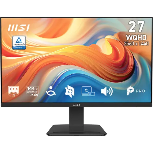 MSI Pro MP273Q E14 monitor komputerowy 68,6 cm (27") 2560 x 1440 px Wide Quad HD Czarny