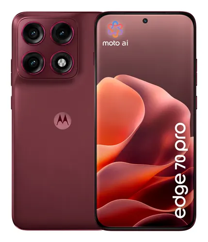 Motorola edge 70 pro 17,2 cm (6.78") Dual SIM Android 16.0 5G USB Type-C 8 GB 256 GB 6500 mAh Bordowy