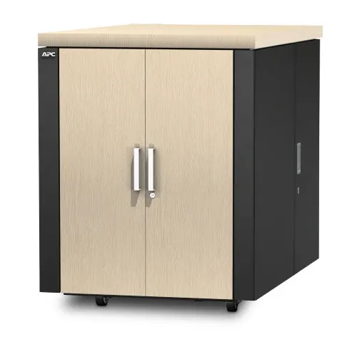 APC NetShelter CX 18U Stojak wolnostojący Szary, Dąb