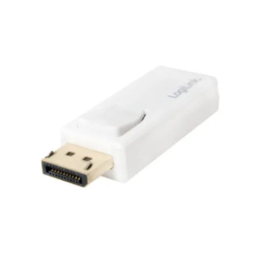 LogiLink CV0100 przejściówka do kabli DisplayPort HDMI Biały