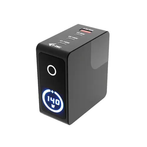 i-tec CHARGER-INTG140W ładowarka do urządzeń przenośnych Uniwersalne Czarny Prąd przemienny Szybkie ładowanie Wewnętrzna