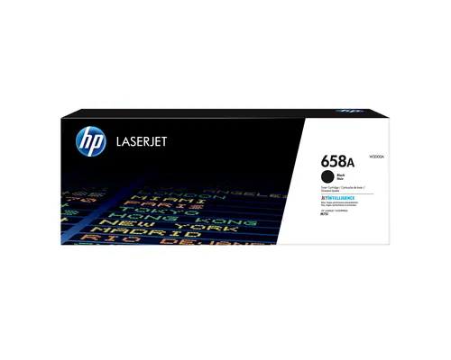 HP 658A — oryginalny wkład LaserJet z czarnym tonerem