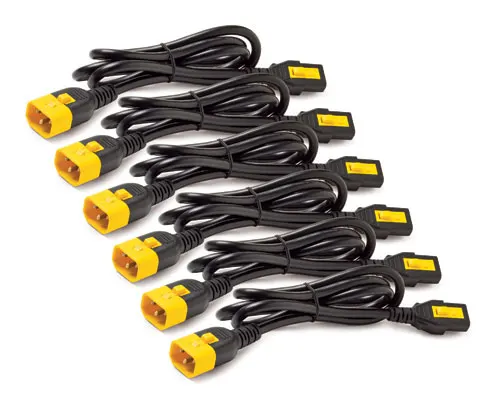 APC AP8704S-NA kabel zasilające Czarny, Żółty 1,22 m C13 panel C14 panel