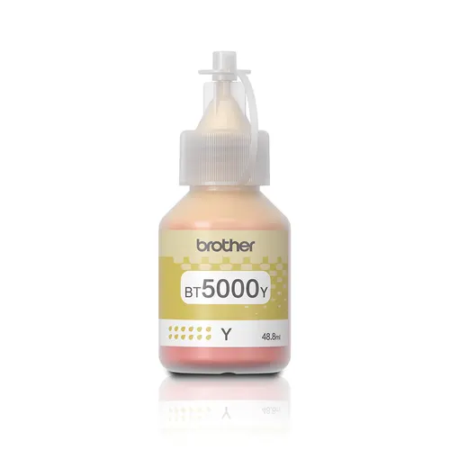 Brother BT5000Y nabój z tuszem Oryginalny Ekstra (Super) Wysoka wydajność Żółty