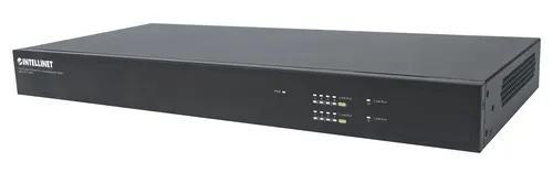 Intellinet 561433 przełącznik sieciowy Zarządzany Gigabit Ethernet (10/100/1000) Obsługa PoE Czarny