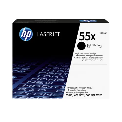 HP 55X oryginalny wkład z czarnym tonerem LaserJet XL