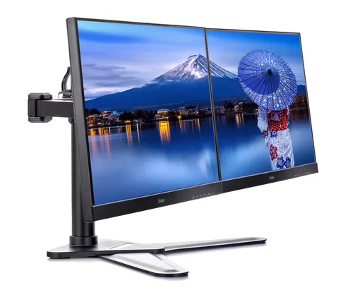 iiyama DS1002D-B1 uchwyt / stojak do monitorów 81,3 cm (32") Biurko Czarny