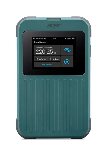 Acer M4 5G router bezprzewodowy Dual-band (2.4 GHz/5 GHz) Niebieski