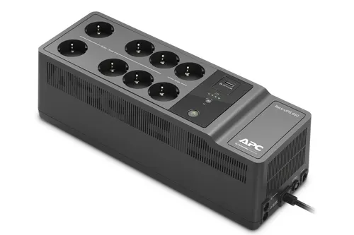 APC Back-UPS 650VA 230V 1 USB charging port - (Offline-) USV zasilacz UPS Czuwanie (Offline) 0,65 kVA 400 W 8 x gniazdo sieciowe