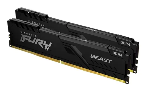Kingston Technology FURY Beast 32GB 3200MT/s DDR4 CL16 DIMM (Zestaw 2) 1Gx8 Black