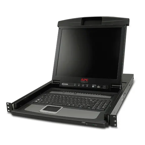 APC AP5816 konsola rackowa 43,2 cm (17") Czarny 1U