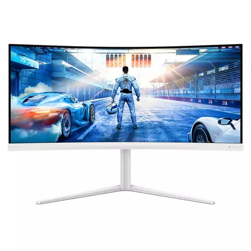 Philips Evnia 5000 34M2C5501A/00 monitor komputerowy 86,4 cm (34") 3440 x 1440 px Wide Quad HD LCD Biały