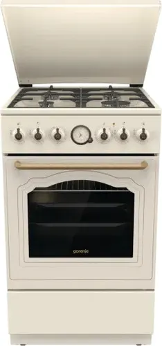 Gorenje GKS5B70CLI pierkarnik Kuchenka wolnostojąca Gaz Kremowy