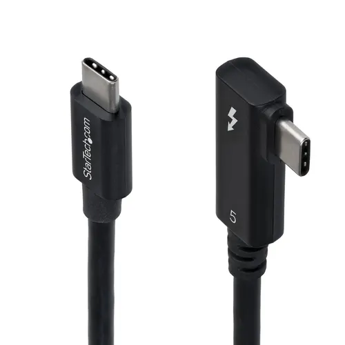 StarTech.com TBLT5MM80CM240WRA kabel Thunderbolt 0,8 m 80 Gbit/s Czarny