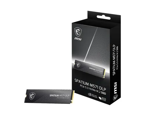 MSI SPATIUM M571 DLP PCIe 5.0 NVMe M.2 2TB PCI Express 5.0 3D NAND