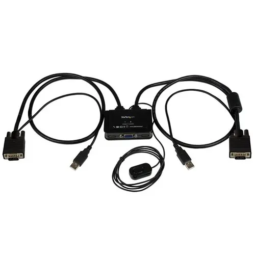 StarTech.com SV211USB przełącznik KVM Czarny