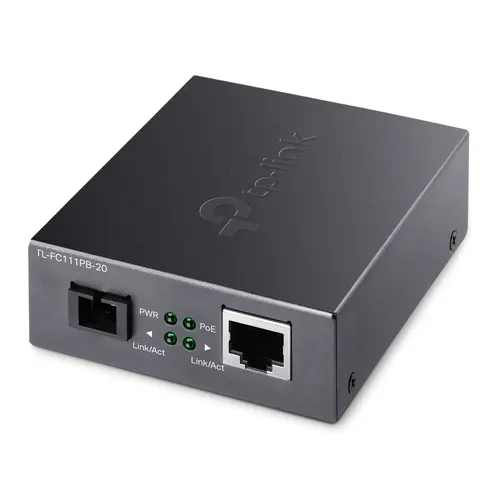 TP-Link TL-FC111PB-20 konwerter sieciowy 100 Mbit/s Czarny