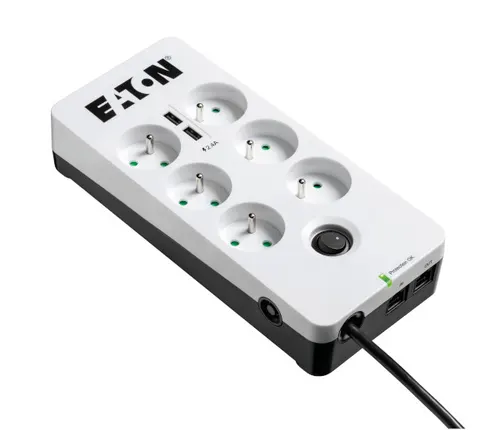 Listwa antyprzepięciowa Protection Box 6 Tel@ USB FR