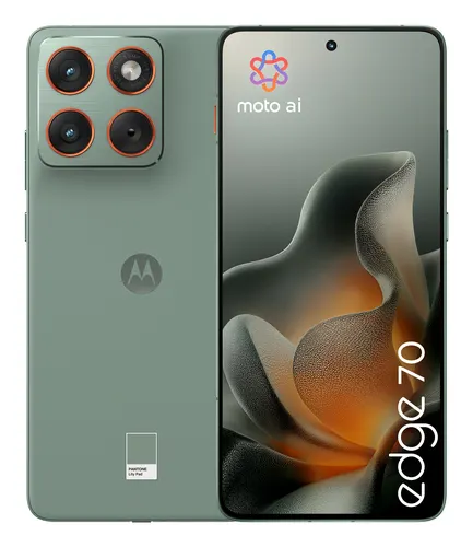 Motorola edge 70 17 cm (6.7") Dual SIM Android 16.0 5G USB Type-C 12 GB 512 GB 4800 mAh Zielony, zielony Lily Pad