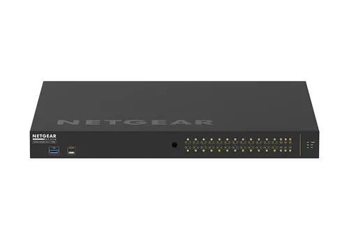 NETGEAR GSM4230PX Zarządzany L2/L3 Gigabit Ethernet (10/100/1000) Obsługa PoE 1U Czarny