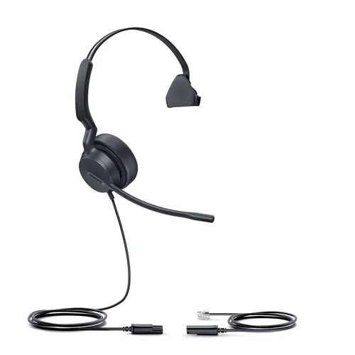 Yealink YHS36 E2 Mono Headset Zestaw słuchawkowy Przewodowa Opaska na głowę Biuro/centrum telefoniczne Czarny