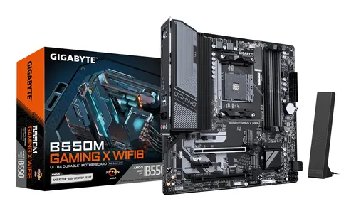 GIGABYTE B550M GAMING X WIFI6 płyta główna AMD B550 Socket AM4 micro ATX