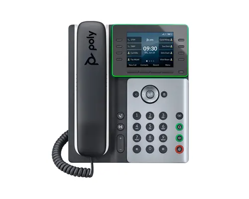 HP Poly Telefon IP Poly Edge E300 z obsługą funkcji PoE