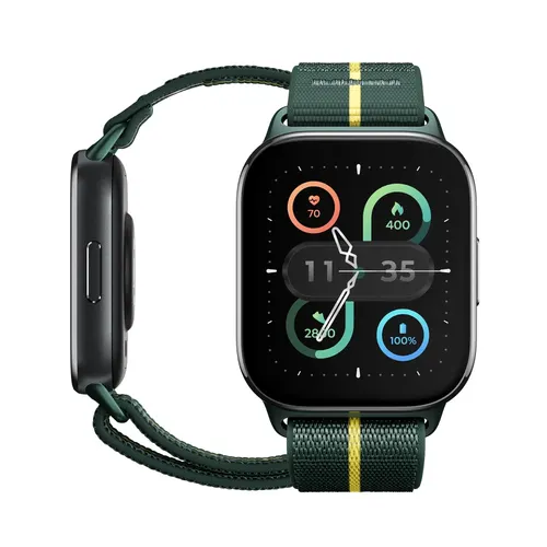 Motorola moto watch fit 4,83 cm (1.9") OLED 44.5 mm Cyfrowy Ekran dotykowy Zielony, Szary GPS