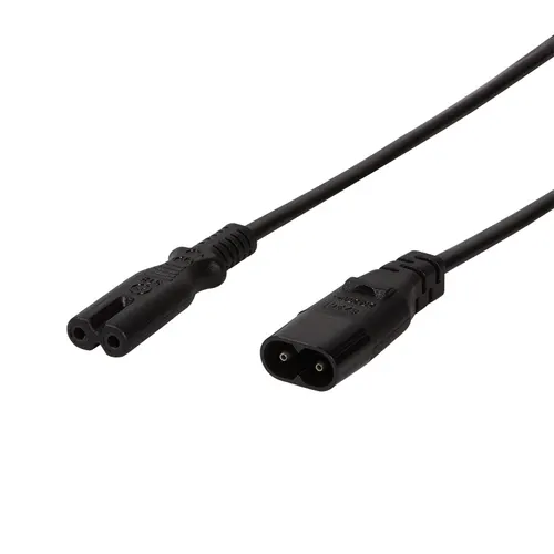LogiLink 2m, IEC 60320-C8/IEC 60320-C7 Czarny C7 panel C8 panel