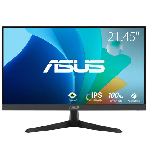 ASUS VY229HF monitor komputerowy 54,5 cm (21.4") 1920 x 1080 px Full HD LCD Czarny